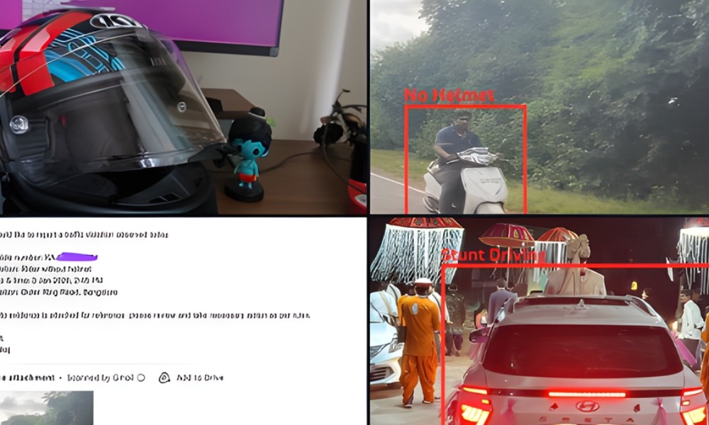 Bengaluru Techie Builds AI Helmet That Reports Traffic Violations in Real Time