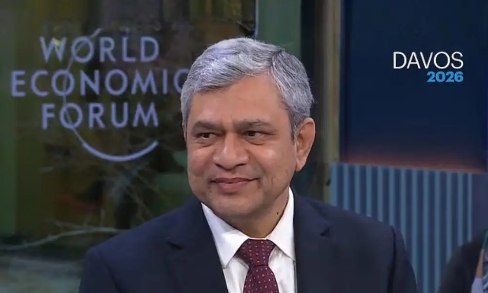 Ashwini Vaishnaw Defends India’s AI Leadership at Davos, Cites Stanford Rankings Over IMF Report
