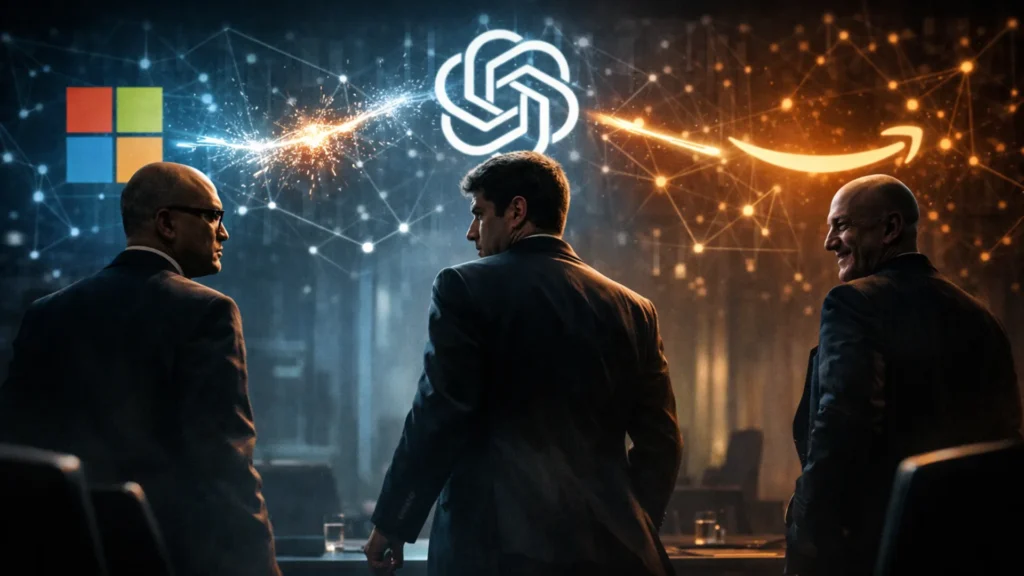 The Great Betrayal: Microsoft, OpenAI and Amazon’s Shifting Alliances
