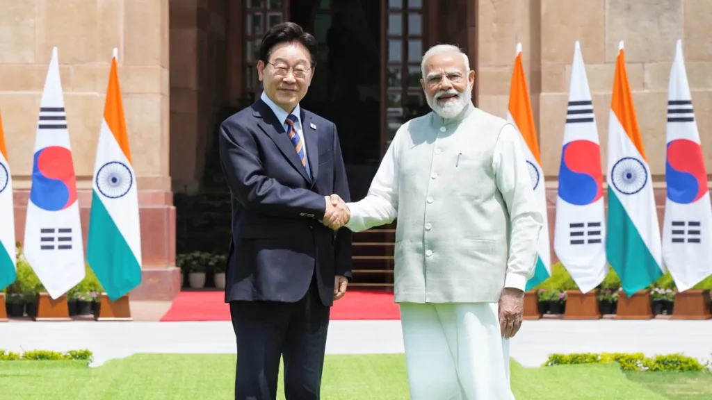 India, South Korea Set $54 Billion Trade Target, Sign Sweeping Agreements During Lee’s State Visit