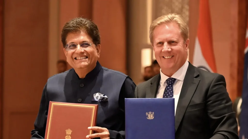 India and New Zealand Sign Free Trade Agreement With $20 Billion Investment Commitment