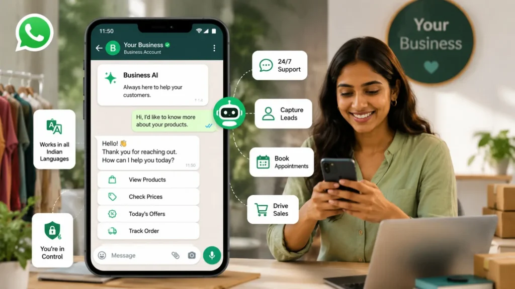 WhatsApp Rolls Out Business AI in Local Languages for Indian Small Businesses
