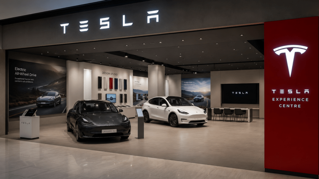 Tesla Expands India Footprint with New Experience Centre in Hyderabad