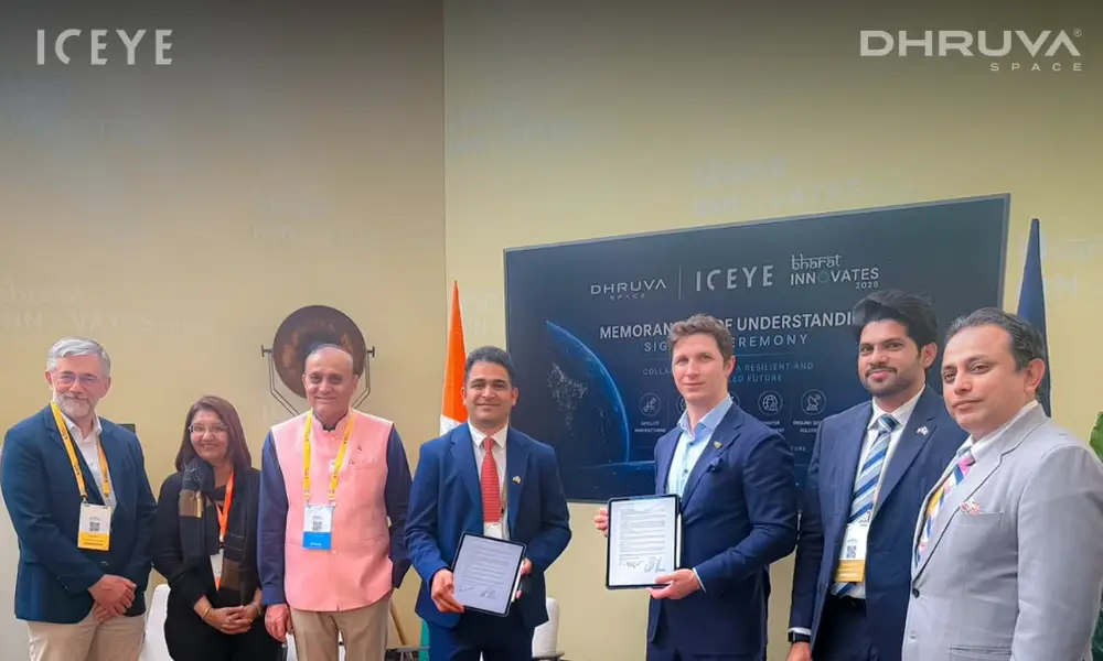 Dhruva Space & ICEYE Partner to Explore Space-based Solutions in India & Abroad