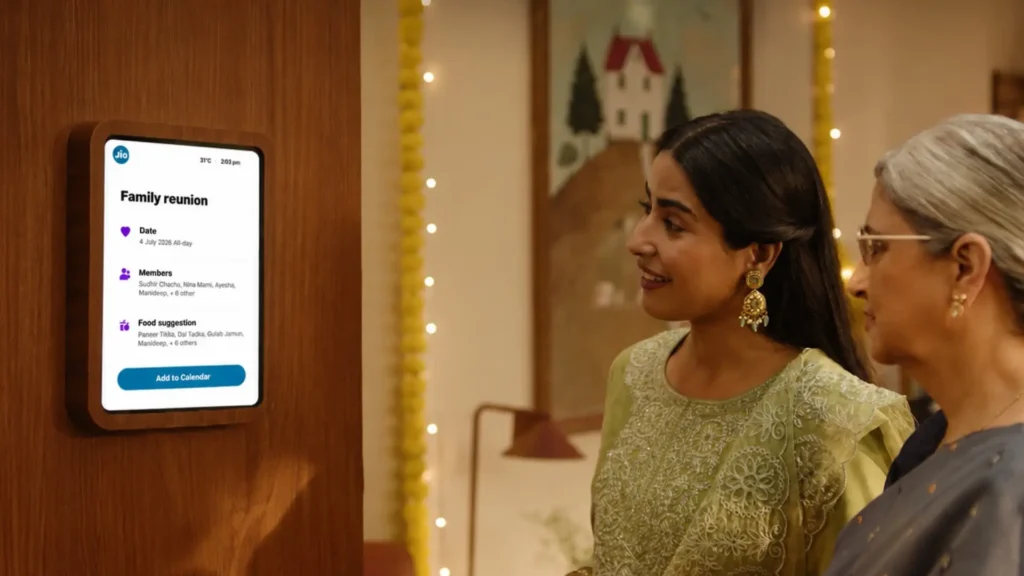 Reliance Jio Unveils TeleFrame, an AI Hub for Connected Smart Homes