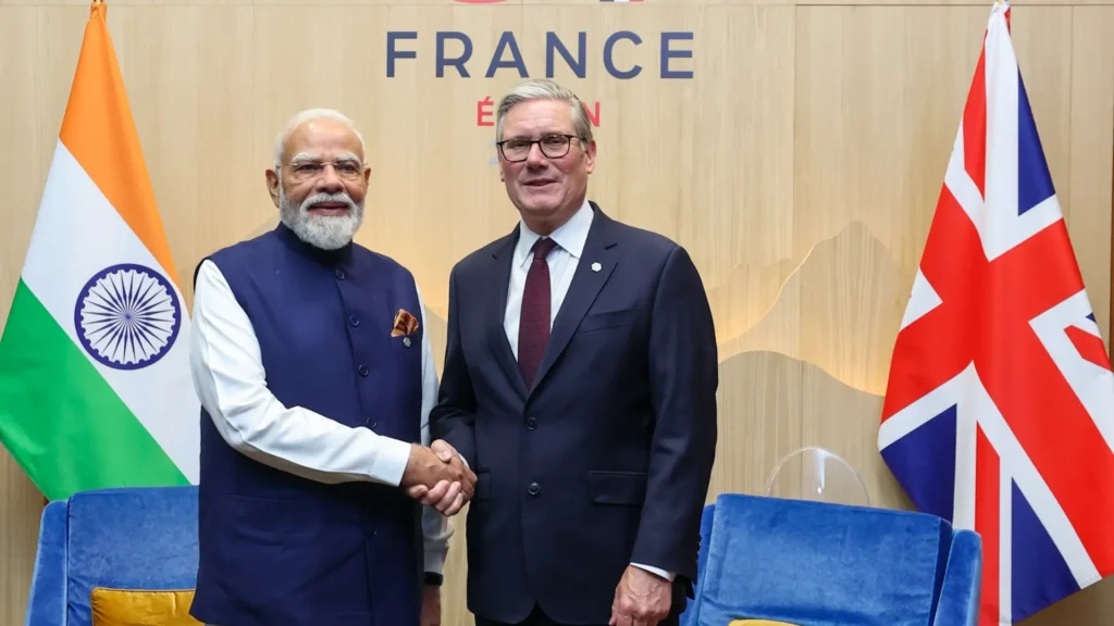 India-UK Free Trade Pact Takes Effect July 15, Opening Duty-Free Access for Most Indian Exports