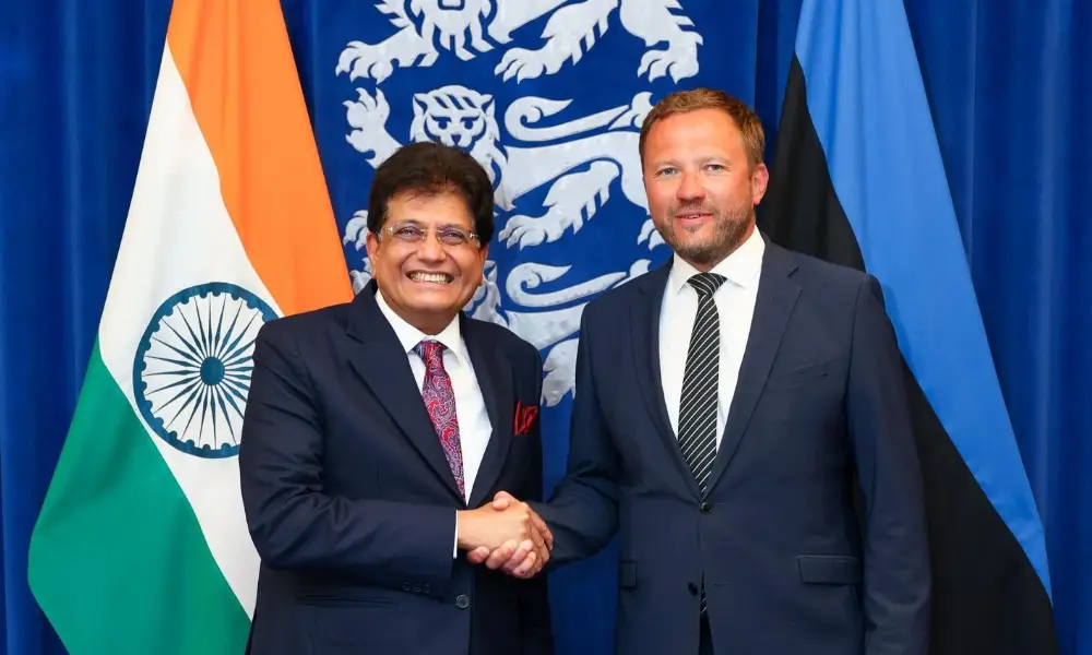 Piyush Goyal Highlights India’s Growth, Seeks Deeper Trade Ties With Estonia