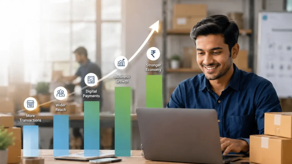 UPI and Aadhaar Banking Drive 61% of MSME Transactions in Semi-Urban and Rural India