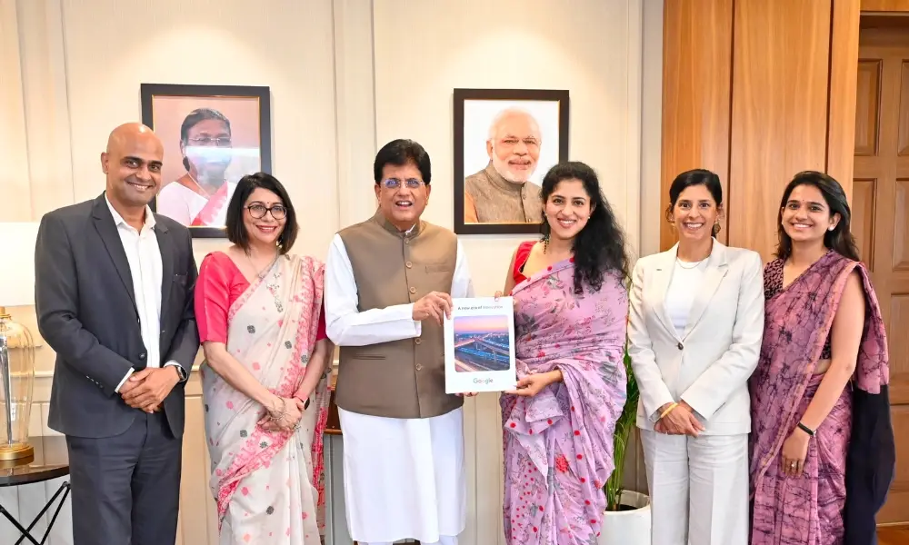 Goyal Meets Google Leadership to Boost AI Adoption for MSMEs